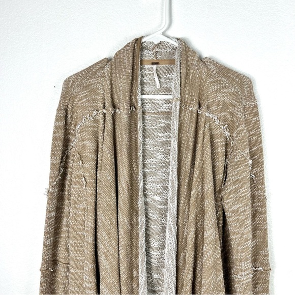 Free People Chunky Knit In The Loop Cardigan Sweater Cascade Open Front size S - Picture 2 of 8